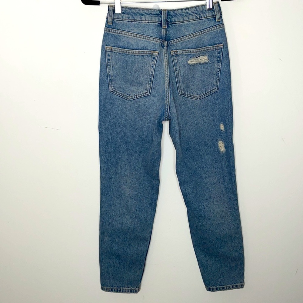 Topshop Ripped Mom Jeans - Picture 3 of 8
